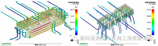熱水器前殼注塑模具冷水水路 熱水器前殼注塑模具冷水水路